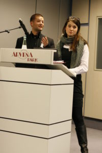 Simon Schmitz und Olga Podsialy von Tarent stellen das demnächst erscheinende Identity Management OSIAM vor.
