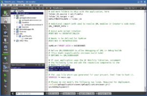 Abbildung 4: Wenn der Entwickler statt über QML in C++ auf das Kamera-API zugreifen möchte, fügt er in der Projektdatei des Qt-Build-Tools Qmake die Auswahl des Qt-Mobility-Moduls »multimedia« hinzu. Das Programmierbeispiel wählt stattdessen den Weg über QML.