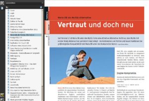 Aus der Titelstrecke Datenbanken: Bekanntschaft mit Maria DB
