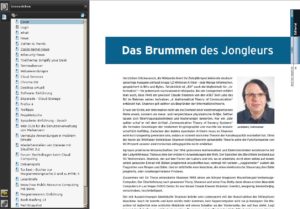 Im Editorial bringt Wikipedias Geburtstag Chefredakteur Jan Kleinert auf die Fährte des allerersten Bit.