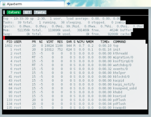 Abbildung 3: Funktioniert meist selbst dann noch, wenn das virtuelle Netz abgeraucht ist: Open Stack erlaubt den Zugriff auf serielle Konsolen der virtuellen Maschinen, hier im Webinterface.