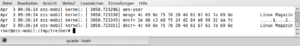 Abbildung 5: Blick ins Syslog: Die Ausgabe des Moduls »aes_user.ko« – aus dem Code in 