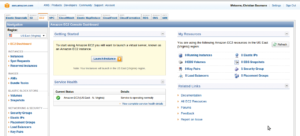 Abbildung 1: Die Managementkonsole der Elastic Compute Cloud von Amazon. Für persistente Systeme braucht es hier ein Zusammenspiel mit Amazons Storagediensten S3 oder EBS.