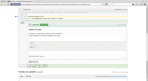 Abbildung 3: Mit seiner Codereview-Funktion, die ausführliche, Wiki-formatierte Kommentare direkt in der Quellcode-Ansicht ermöglicht, gibt sich Github sehr agil.