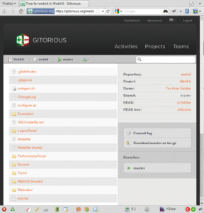 Abbildung 5: Gitorius und Bitbucket können beim Leistungsumfang nicht mit Github und Google mithalten. Dafür ist die Gitorius-Software quelloffen.
