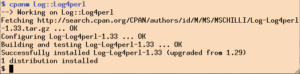 Abbildung 3: Das Ressourcen-schonende CPAN-Modul App::cpanminus installiert mit &raquo;cpanm&laquo; problemlos das gewünschte Modul.