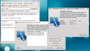 Abbildung 2: Krfbs Einladung per Mail ruft das KDE-Mailprogramm Kmail auf den Plan. Die Zugangsdaten bei der persönlichen Einladung verrät der Anwender direkt oder per Telefon.