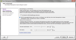 Abbildung 2: Vsphere 5 lässt sich so konfigurieren, dass der Storage Distributed Resource Scheduler automatisch die virtuellen Maschinen einer überlasteten LUN migriert.