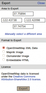 Abbildung 5: Die hinter der Karte stehenden XML-Daten darf jedermann herunterladen und verwenden.