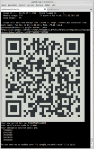 Abbildung 3: Vor der ersten Anmeldung muss ein Anwender das Programm Google Authenticator einmal starten und den QR-Code einscannen. Ab dann ermöglichen die von der Android-App erzeugten Ziffern das Login.