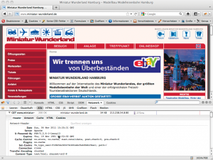 Abbildung 4: Wer nicht an der Konsole per Telnet HTTP tippen will, nutzt zum Beispiel das Analysetool Firebug, um dem fremden Server seine Versionsdaten abzuluchsen.