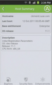 Abbildung 4: Suse arbeitet an einer Android-App, mit der sich der Suse Manager von überall aus einsetzen lassen soll.