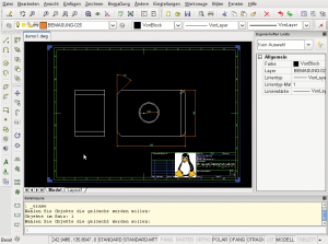 Abbildung 1: Bricscad erinnert an Autocad 2008 und überzeugt mit dem gut strukturierten GUI nicht nur Umsteiger, sondern auch CAD-Neulinge.