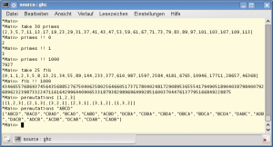 Abbildung 1: Ein erster Eindruck von Haskell zeigt kompakte Algorithmen in Aktion.