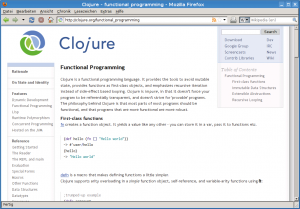 Abbildung 11: Die Sprache Clojure bringt die funktionale Programmierung auf die Java Virtual Machine.