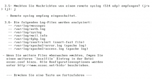 Abbildung 2: Das Installations- und Konfigurationstool von Ossec übernimmt auch fortgeschrittene Einstellungen, zum Beispiel die Kombination mit Firewalls und Active Response.