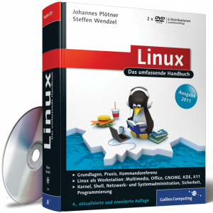 Abbildung 2: Komplett als E-Book auf der DELUG-DVD: Galileos Standardwerk "Linux".