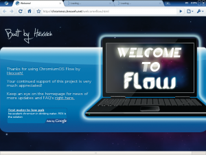 Abbildung 2: Ist Chrome OS die Zukunft der Betriebssysteme? Wer das selbst entscheiden will, wirft einen Blick auf das Community-Image "Flow" der DVD.