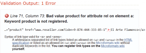 Abbildung 2: Der HTML-Validator des World Wide Web Consortium bezieht auch Mikroformate in seine Auswertung ein.