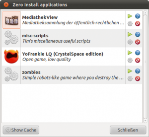 Abbildung 2: Zero Install legt die Software-Installation in die Hand des einfachen Anwenders.