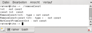 Abbildung 3: Dieses Programm operiert auf Typen: Es nimmt konstante Datentypen entgegen und gibt sie nicht-konstant zurück.