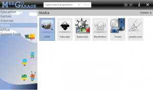 Abbildung 4: Neben Clients für KDE und Gnome funktioniert Bretzn auch mit Meegos Garage. Möglich macht dies das API der Open Collaboration Services, optional auch mit dem Open Suse Build Service.
