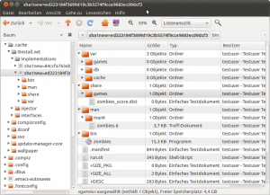 Abbildung 4: Innerhalb eines Zero-Install-Pakets befindet sich ein Unix-Verzeichnisbaum. Bereits heruntergeladene Bibliotheken kommen bei der Installation weiterer Software erneut zur Verwendung.