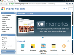 Abbildung 6: Im Chrome Web Store findet sich bereits eine illustre Anzahl von Anwendungen, auch jede andere Web-basierte Software lässt sich mit Chrome OS verwenden.