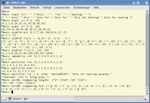Abbildung 6: Von Scan bis Partition hat Haskell einige weitere Funktionen höherer Ordnung im Repertoire.