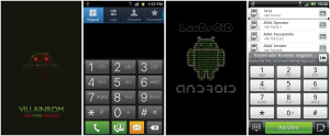 Abbildung 9: Die freien Custom-ROMs Villainrom und Leedroid bauen die Oberfläche von Samsung (Touchwiz, Villainrom) oder HTC (Sense, Leedroid) nach.