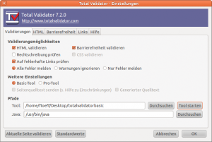Abbildung 3: Das Firefox-Addon übernimmt auf Wunsch den Start der eigentlichen Anwendung. Dazu tragen Anwender den Pfad zum Binary ins Feld &raquo;Tool&laquo; ein.