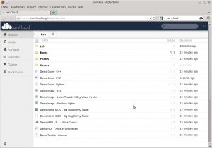 Abbildung 4: Owncloud bietet Zugriff auf Dateien über Webdav. Das bietet viele Funktionen, setzt als Grundlage aber einen kompletten LAMP-Stack voraus.