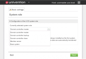 Abbildung 3: Univentions Corporate Server bringt – nach den ersten Schritten – ganz klar das gefälligere Installations-GUI.