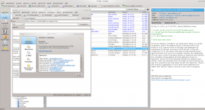 Der Groupwareclient Kontact KDE 4.8.2 auf Open Suse Tumbleweed