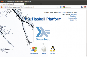 The Haskell Platform makes installing the compiler and the libraries easy.