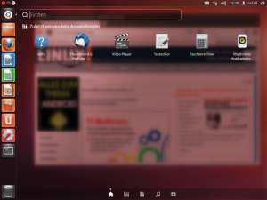 Abbildung 1: Fünf Jahre Support gibt es ab sofort für die neueste Ubuntu-Variante 12.04 LTS. Sie glänzt mit Head-up-Display und Cloudfunktionen.