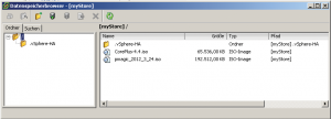 Abbildung 5: Die Linux-Livedistribution Parted Magic dient zum Testen des Setups. Das ISO-Image landet via Vsphere-Client im Datastore.
