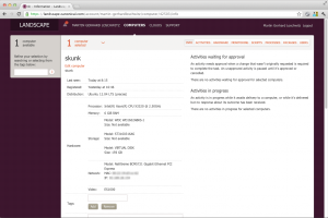 Abbildung 5: Zum Cloudmanagement gehört auch die Verwaltung von Servern und Maschinen. Ubuntus Landscape setzt auf Juju und reiht sich ein in die Verwaltungssysteme der Konkurrenz.