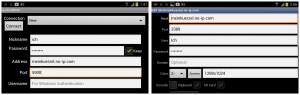 Abbildung 1: Android VNC und Remote RDP Lite stehen stellvertretend für eine Vielzahl von Apps, die zwar zufriedenstellenden Remote-Zugriff ermöglichen, die Credentials aber auf dem Endgerät speichern.