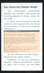 Abbildung 3: Der Text der Mobi-Datei ist hier in der Kindle-App auf dem Galaxy 4.0 Android im angepassten Layout zu sehen.