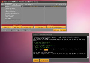 Abbildung 6: Storix System Backup Administrator bietet eine grafische Benutzeroberfläche, wenn auch in etwas altbackenem Look. Alle hier gelisteten Menüs finden Anwender auch im Webinterface, das über <link url_id="39026" target="_blank" srcset=