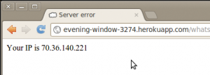 Abbildung 6: Über den Header &raquo;x-forwarded-for&laquo; berichtet Heroku nun die richtige IP-Adresse.