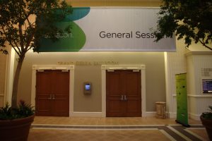 Orlando, Florida: Susecon 2012. Im Grand Sierra Ballroom finden derzeit die Keynotes statt.