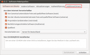 Die zusätzlichen Treiber betreffen vor allem Grafikkarten und andere proprietäre Hardware.