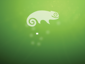 Abbildung 1: Wirkt unscheinbar, war aber viel Arbeit: Plymouth kümmert sich jetzt um die Start-Animation bei Open Suse – garantiert flackerfrei.