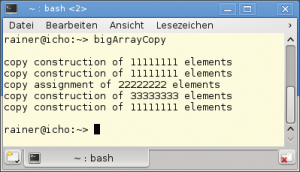 Abbildung 1: Das herkömmliche Kopieren von »BigArrayCopy« ist aufwändig.