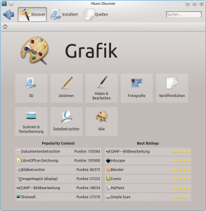 Abbildung 3: Mit einem besseren Look und mehr Übersicht will Muon Discover die Suche nach neuer Software erleichtern.