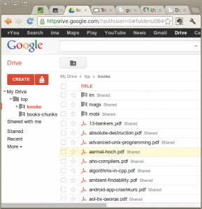 Abbildung 4: Im Webbrowser bringt Google Drive die gespeicherten PDF-Dateien zur Ansicht.