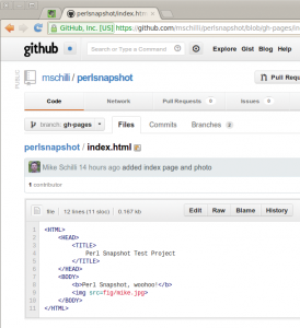 Abbildung 1: Github.com eröffnet Technikmuffeln die Möglichkeit, Textdateien direkt im Browser zu editieren und hosten zu lassen.