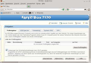Abbildung 1: Normalerweise ist die UPnP-Funktion bei Routern per se deaktiviert, es besteht aber immer die Gefahr, dass unbedarfte Anwender sie anschalten.